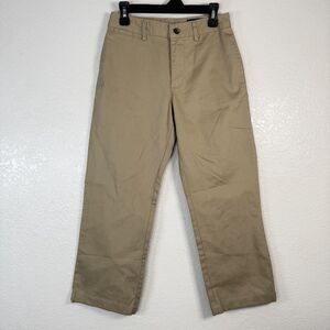 POLO RALPH LAUREN Boys Khaki Chino Pants Kids Size 10 Tan Brown Preppy Casual